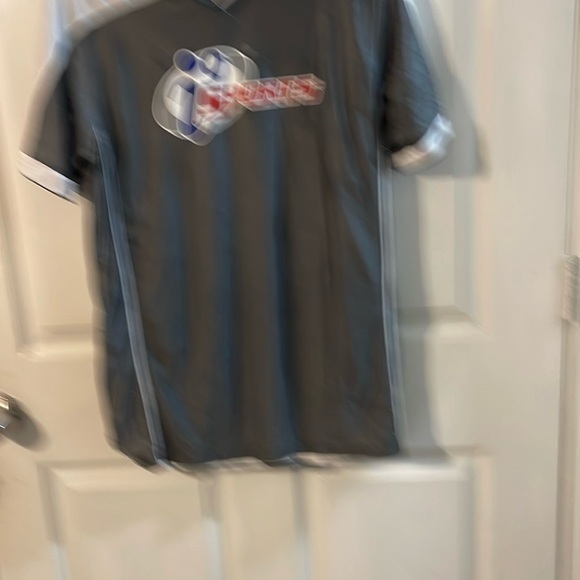 Silver and Black Men's Jersey - Picture 6 of 8